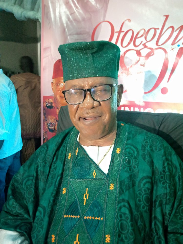 IT’S 80 HAPPY CHEERS FOR THE VETERAN, CHIEF INNOCENT OFOEGBU