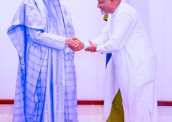 SAMBO PAYS SALLAH HOMAGE TO BUHARI AT ASO VILLA