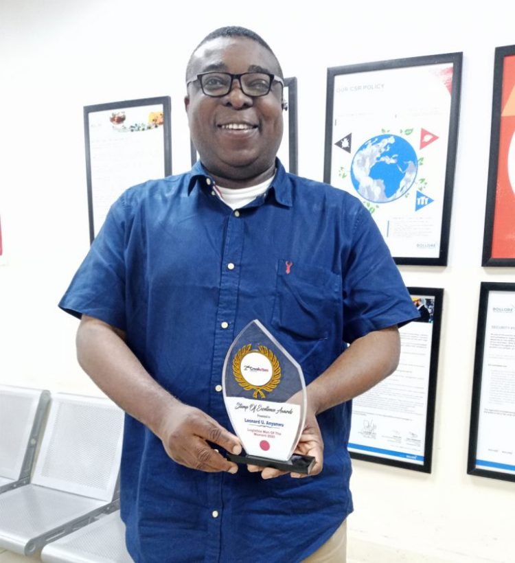 Dr. LEONARD ANYANWU IS CREEKVIBES LOGISTICS MAN OF THE MOMENT 2023