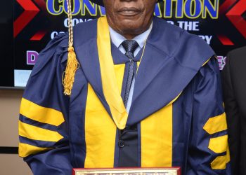 CHIEF DIKE AUSTIN KELLY BAGS HONORARY DOCTORATE DEGREE FROM AMERICAN EUROPEAN UNIVERSITY