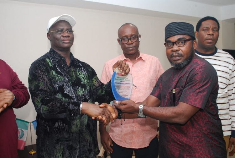 COMRADE ADEYANJU HONOURED AS OUTSTANDING MARITIME PERSONALITY