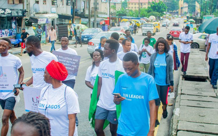 URBAN BETTER VOLUNTEERS RUN 8 KILOMETERS TO IMPROVE AIR QUALITY IN LAGOS