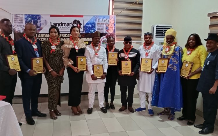 Hon. Ogamba, Fwdr. Azeez Mustapha Bag Landmark Africa Magazine CEOs Awards of Excellence