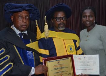 FWRD. AZEEZ MUSTAPHA CONFERRED WITH HONORARY DOCTORATE DEGREE BY EUROPEAN-AMERICAN UNIVERSITY