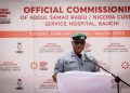 CGC ADENIYI COMMISSIONS ASR-DONATED CUSTOMS HOSPITAL IN BAUCHI