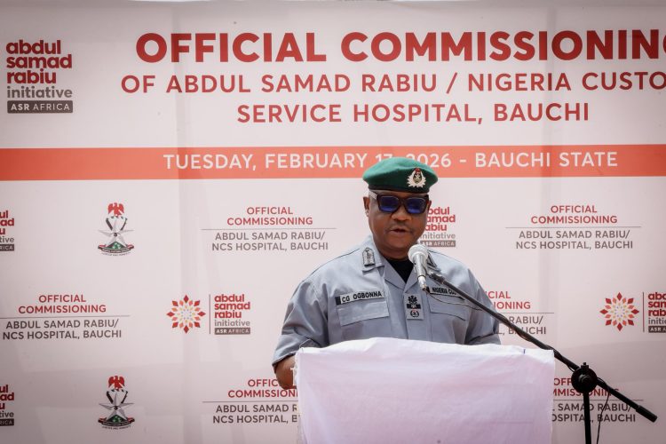 CGC ADENIYI COMMISSIONS ASR-DONATED CUSTOMS HOSPITAL IN BAUCHI