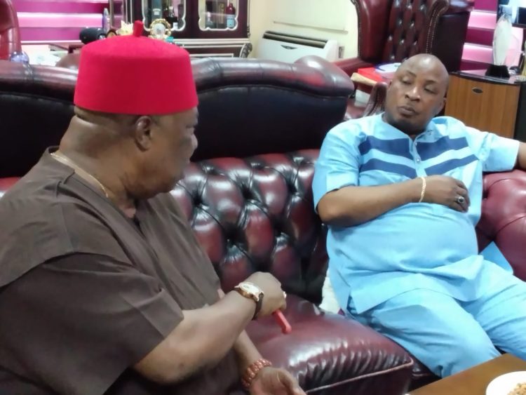 FRIENDS OF LATE OZO CHUKWURAH PAY CONDOLENCE VISIT TO THE PRESIDENT GENERAL OF ASIMPIN