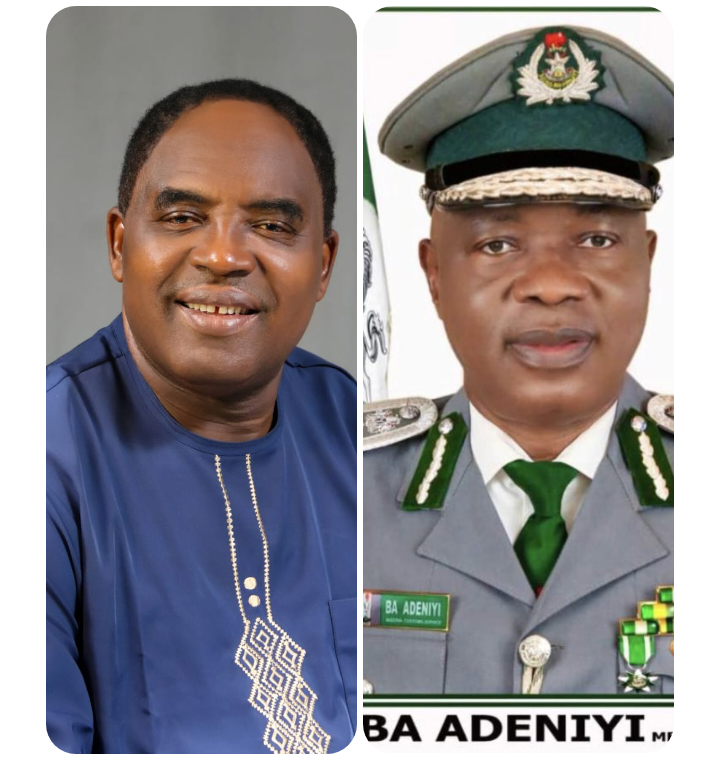 APAPA CHAPTER CHAIRMAN OF ANLCA, CHUKWUMALU, CONGRATULATES THE CG OF CUSTOMS ON REELECTION AS WCO CHAIR