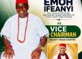 CHIEF (DR) IFEANYI EMOH TIPPED FOR RE-ELECTION AS VICE CHAIR TINCAN CHAPTER AS THE CLOCK TICKS TOWARDS NAGAFF ELECTIONS