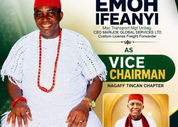 CHIEF (DR) IFEANYI EMOH TIPPED FOR RE-ELECTION AS VICE CHAIR TINCAN CHAPTER AS THE CLOCK TICKS TOWARDS NAGAFF ELECTIONS